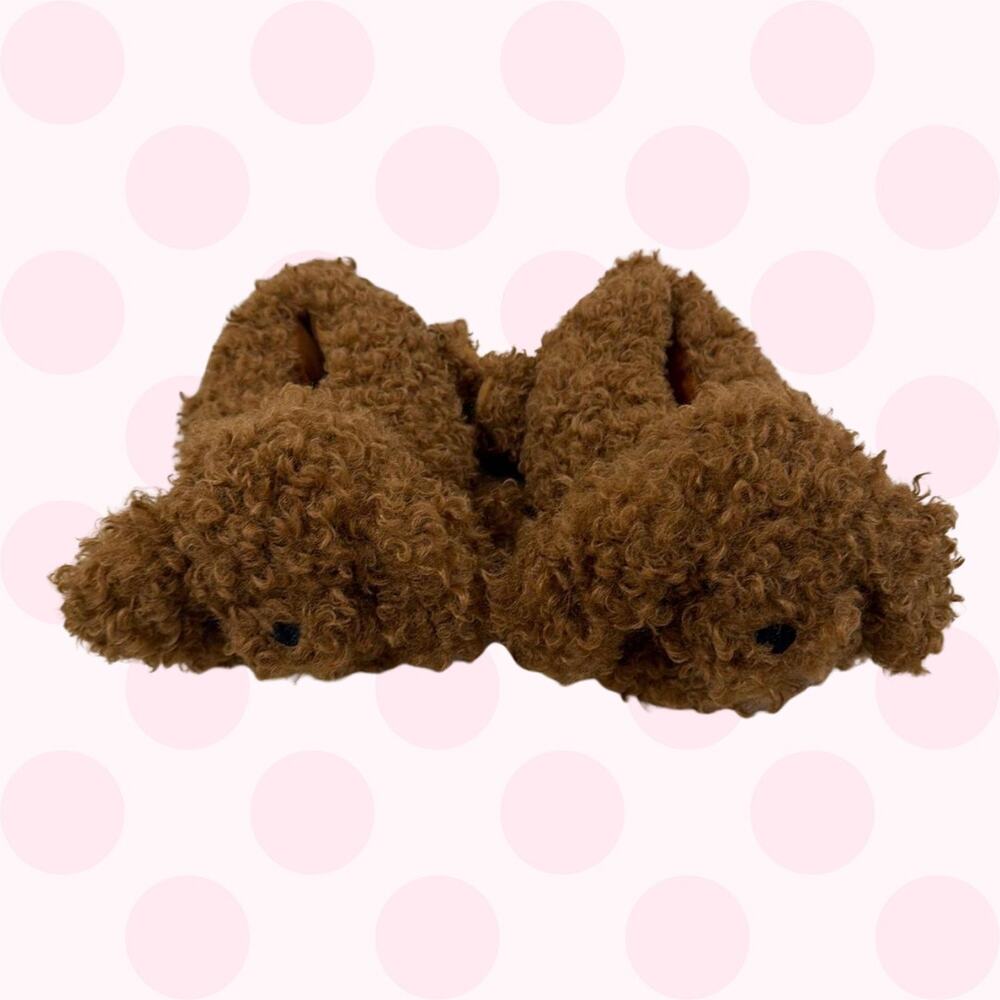 SKIMS Chai Teddy Bear Slippers Size 36